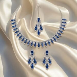 Royal Sapphire Necklace Set