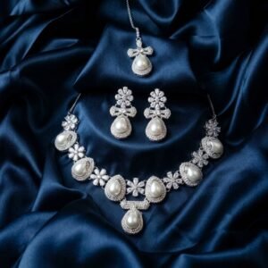 Midnight Elegance Pearl & Diamond Set